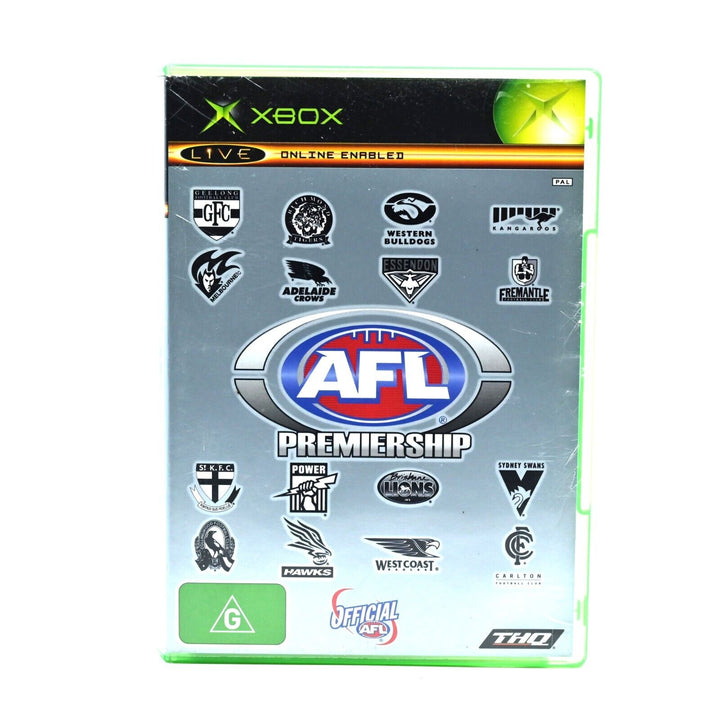 AFL Premiership - Original Xbox Game + Manual - PAL - MINT DISC!