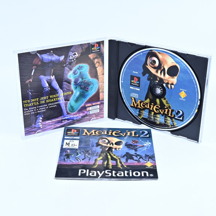 MediEvil 2 - Sony Playstation 1 / PS1 Game + Manual - PAL - MINT DISC!