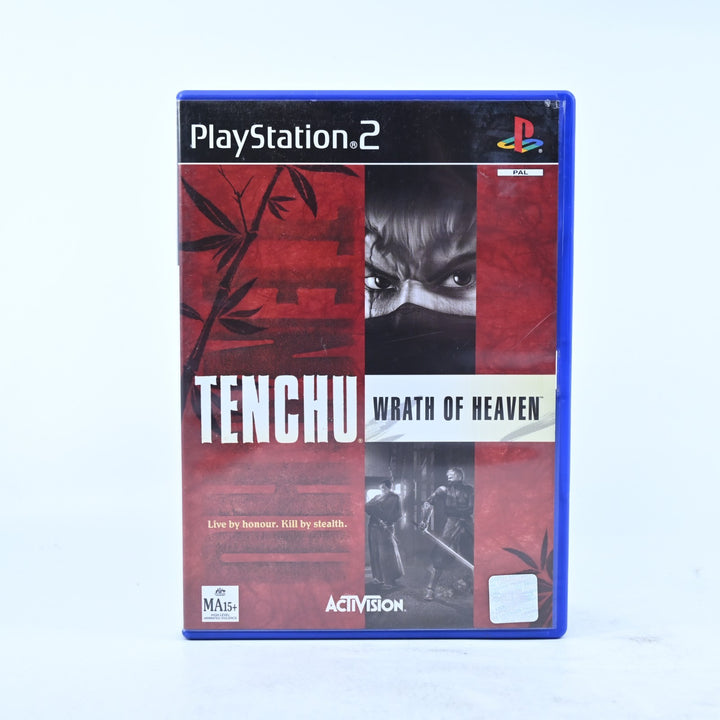 Tenchu: Wrath of Heaven - Sony Playstation 2 / PS2 Game + Manual - PAL