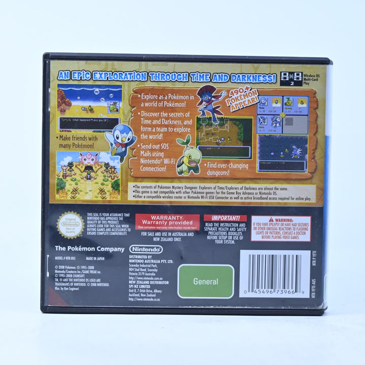 Pokemon Mystery Dungeon: Explorers of Time - Nintendo DS Game - PAL + Manual