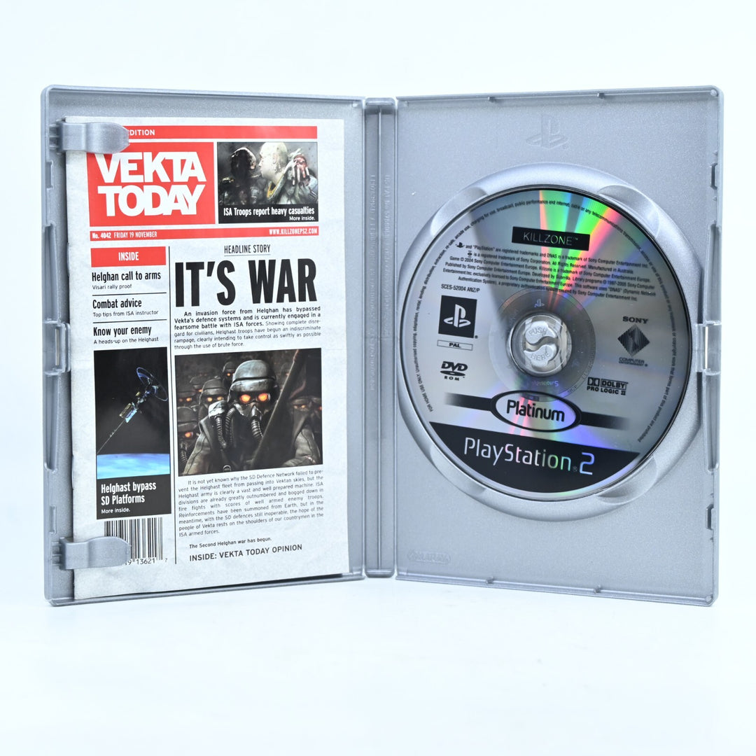 Killzone - Sony Playstation 2 / PS2 Game + Manual - PAL - MINT DISC!