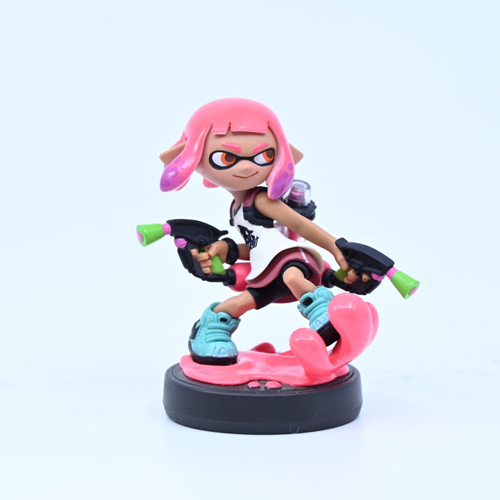 Inkling Girl Neon Pink Amiibo - Splatoon - Nintendo - Toy