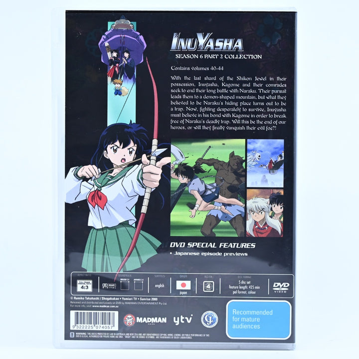 InuYasha - Season 6 Part 2 Collection - 5 Disc Set - Region  4 - Anime DVDs