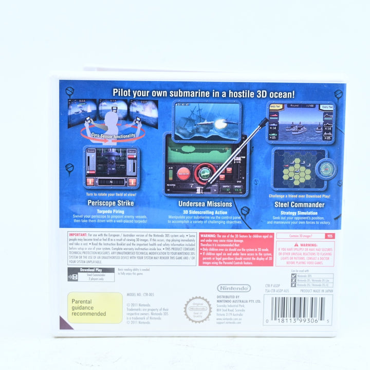 Steeldiver - Nintendo 3DS Game - PAL - FREE POST!