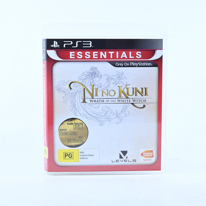 Ni no Kuni: Wrath of the White Witch - Sony Playstation 3 / PS3 Game + Manual