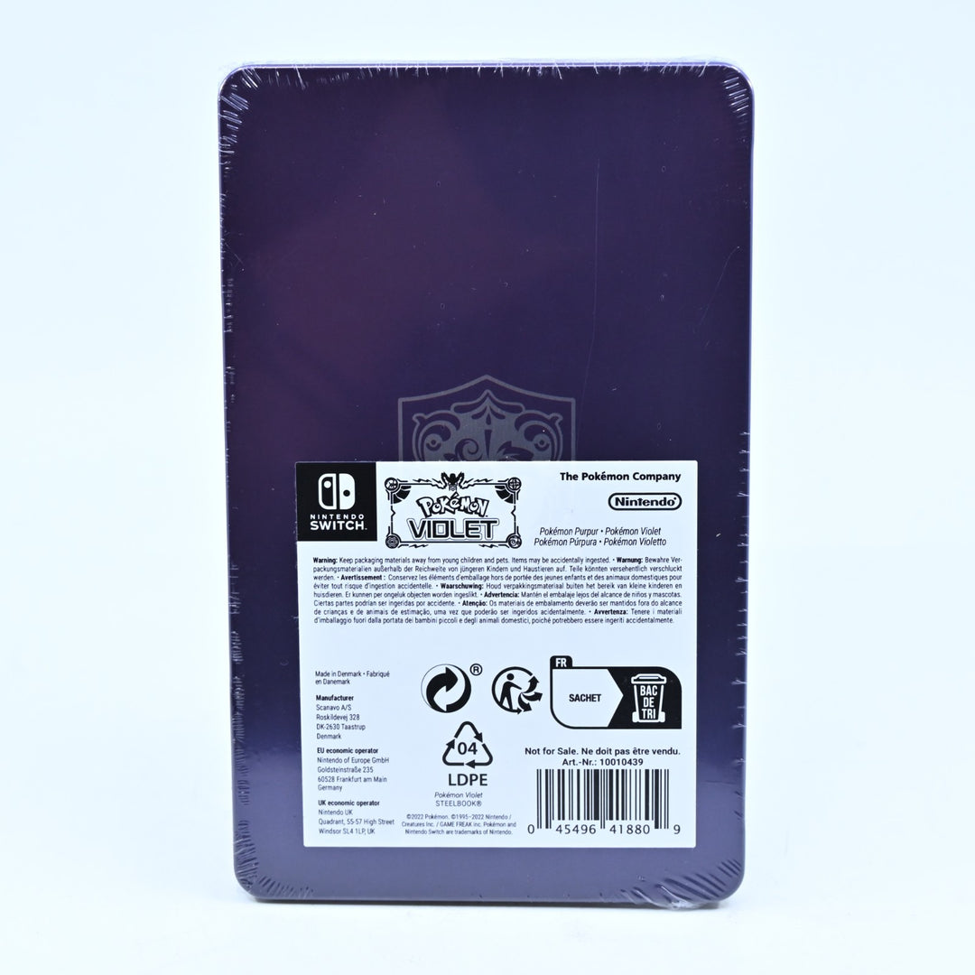 SEALED! Pokemon Violet Steelbook - Nintendo Switch Accessory - FREE POST!