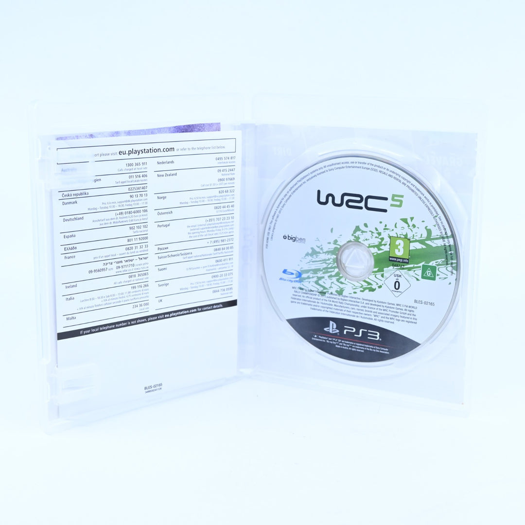 WRC 5 - Sony Playstation 3 / PS3 Game - No Manual - MINT DISC!