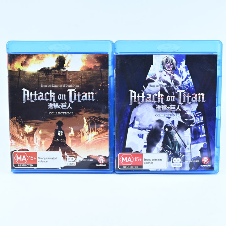 Attack On Titan: Collection 1 + 2 - Region B - Anime Blu-ray