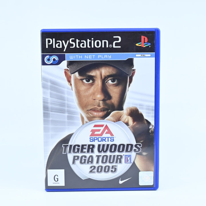 Tiger Woods PGA Tour 2005 - Sony Playstation 2 / PS2 Game + Manual - PAL