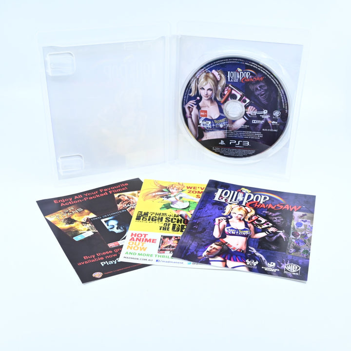 Lollipop Chainsaw - Sony Playstation 3 / PS3 Game + Manual - FREE POST!