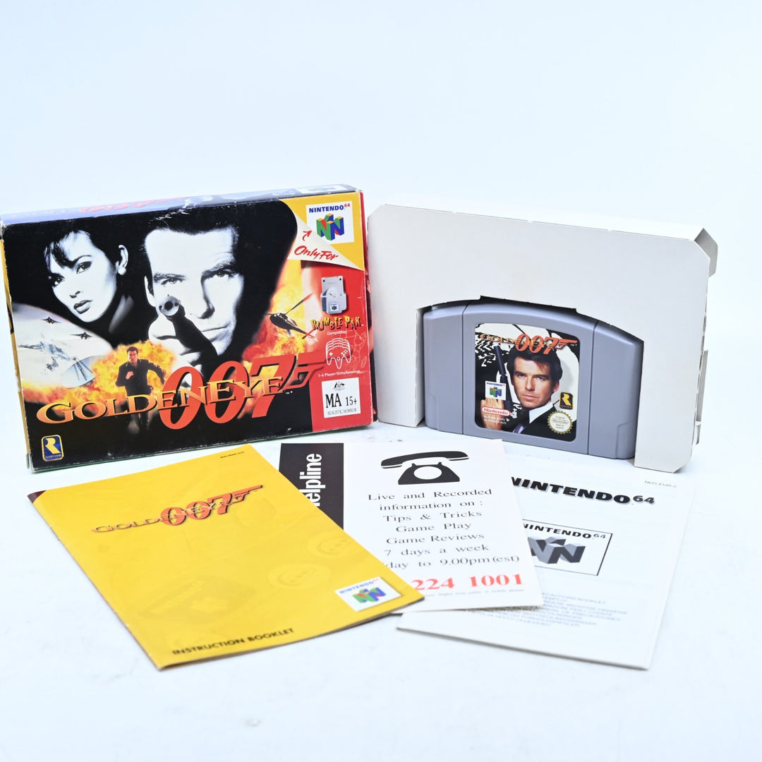 GoldenEye 007 - N64 / Nintendo 64 Boxed Game - PAL - FREE POST!