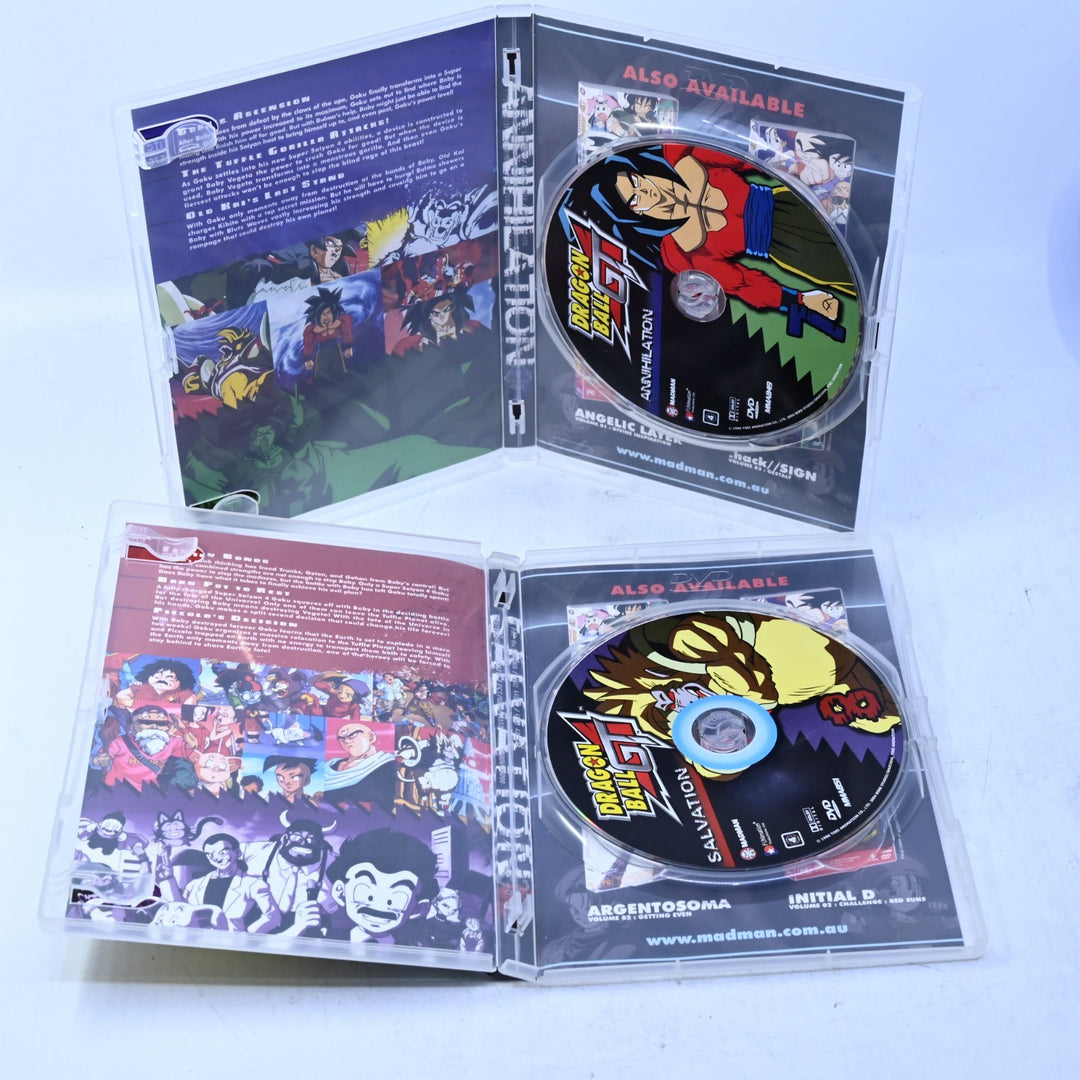 Dragon Ball GT - Vol 7 &amp; 8 - Annihilation &amp; Salvation - Region 4 - Anime DVD