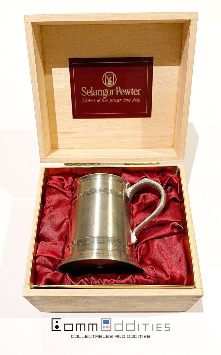 Vintage Royal Selangor Pewter Mug Tankard in Original Box!