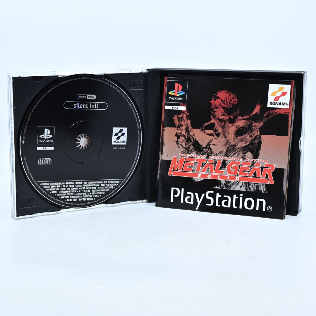 Metal Gear Solid - Sony Playstation 1 / PS1 Game - Complete - PAL - MINT DISCS!