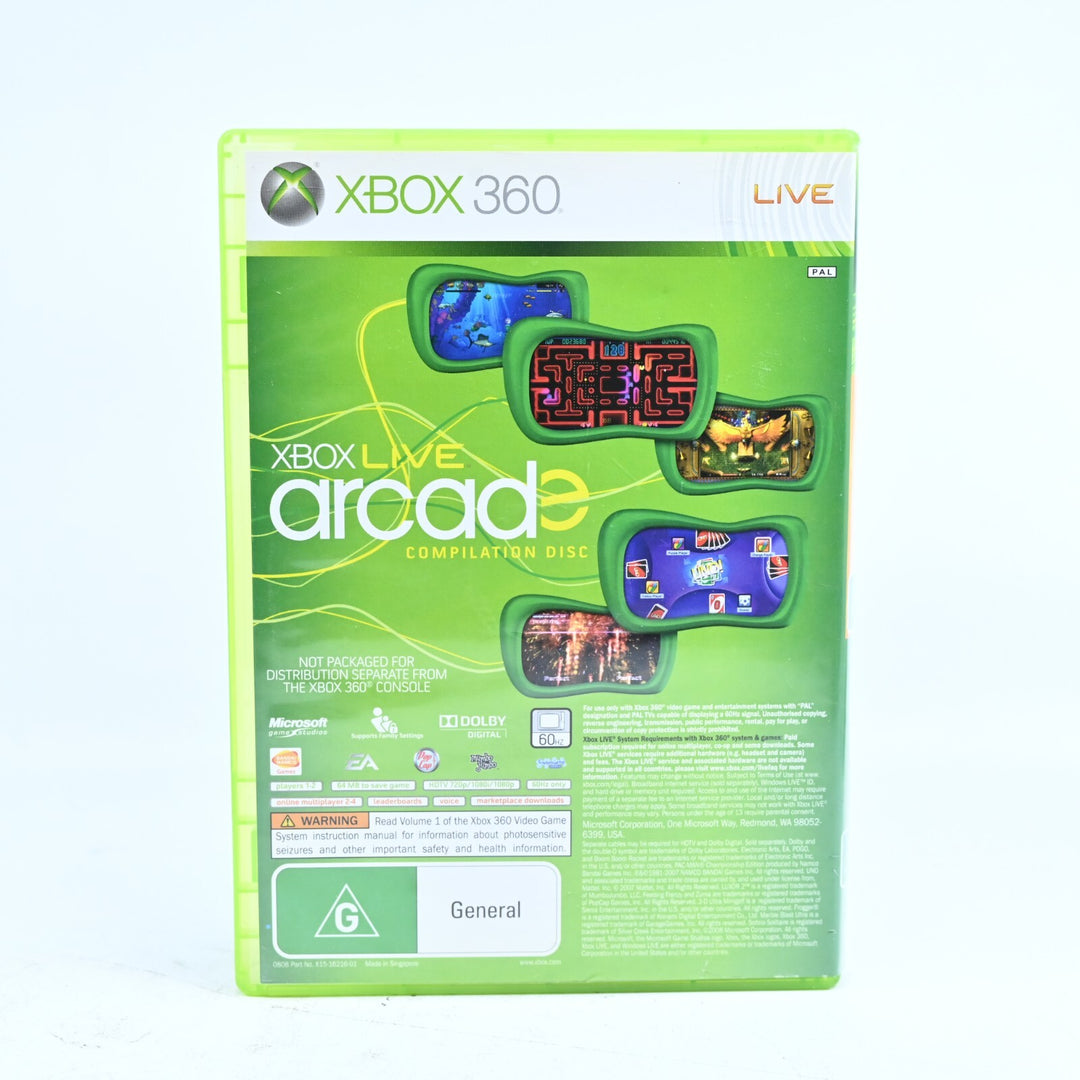 Sega Superstars Tennis Sonic & Live Arcade - Xbox 360 Game + Manual - PAL