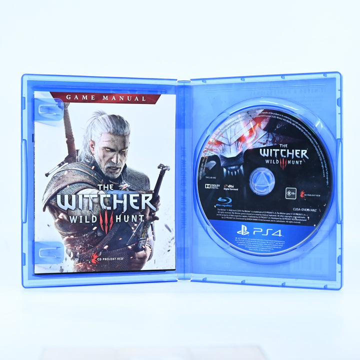 The Witcher III 3: Wild Hunt - Sony Playstation 4 / PS4 Game + Manual + Map