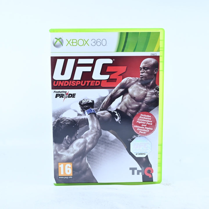UFC Undisputed 3 - Xbox 360 Game + Manual - PAL - MINT DISC!