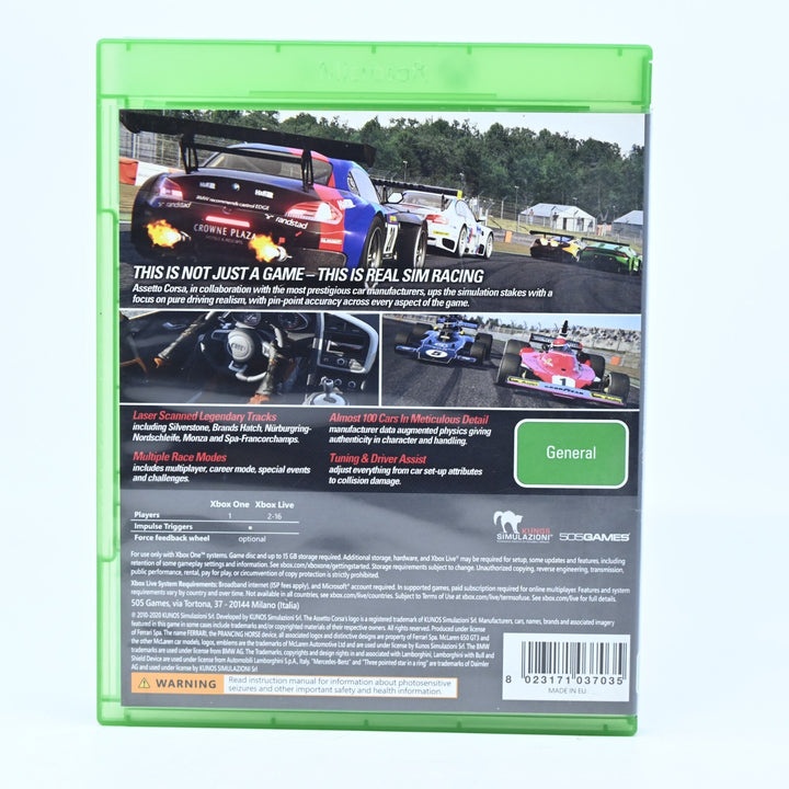Assetto Corsa - Xbox One Game - PAL - FREE POST!