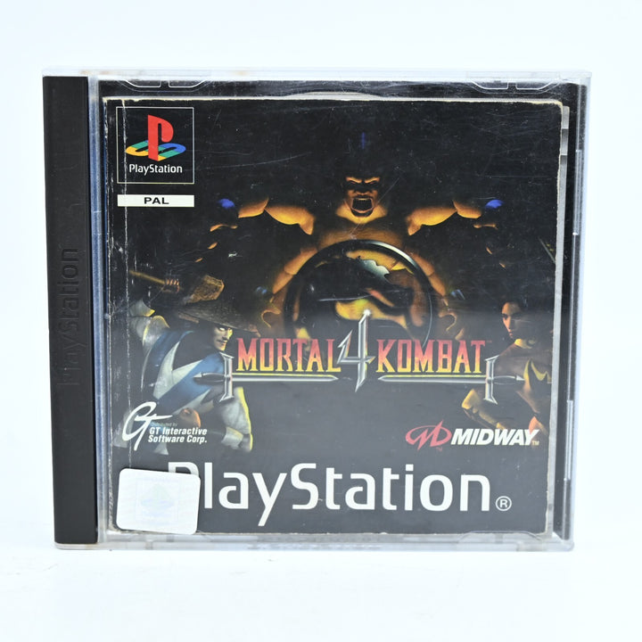 Mortal Kombat 4 - Sony Playstation 1 / PS1 Game + Manual - PAL - MINT DISC!