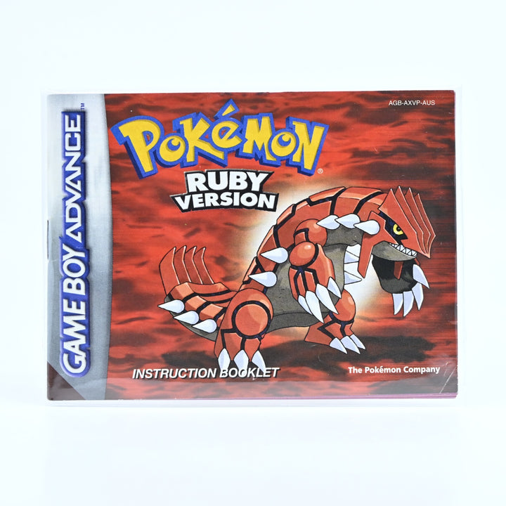 Pokemon Ruby Version - Nintendo Gameboy Advance / GBA Boxed Game - AUS PAL
