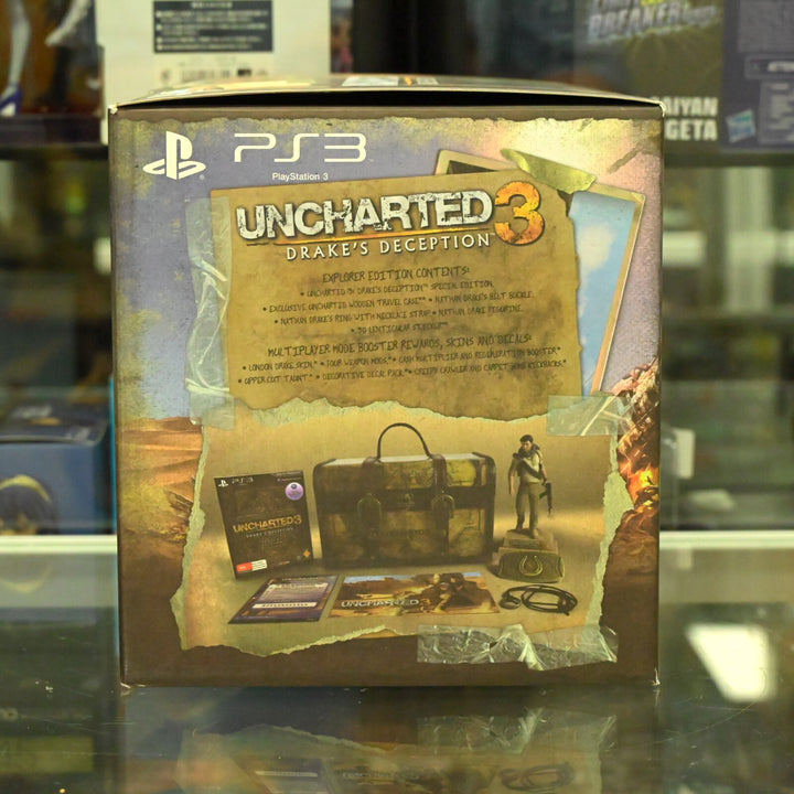 Uncharted 3: Drake's Deception - Explorer Edition - PS3 Game + Manual