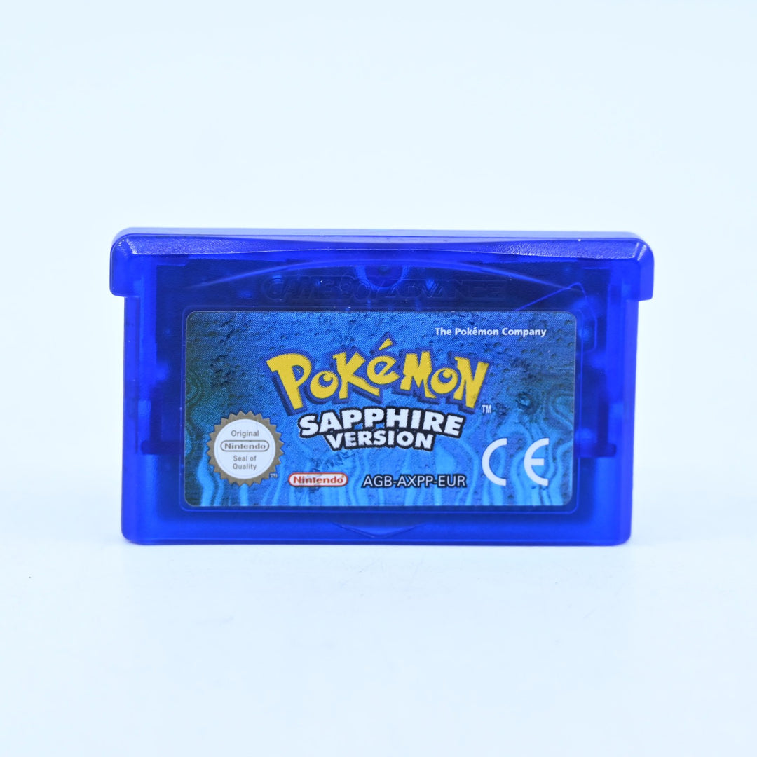 Pokemon Sapphire Version - GBA Game - PAL - NEW BATTERY!