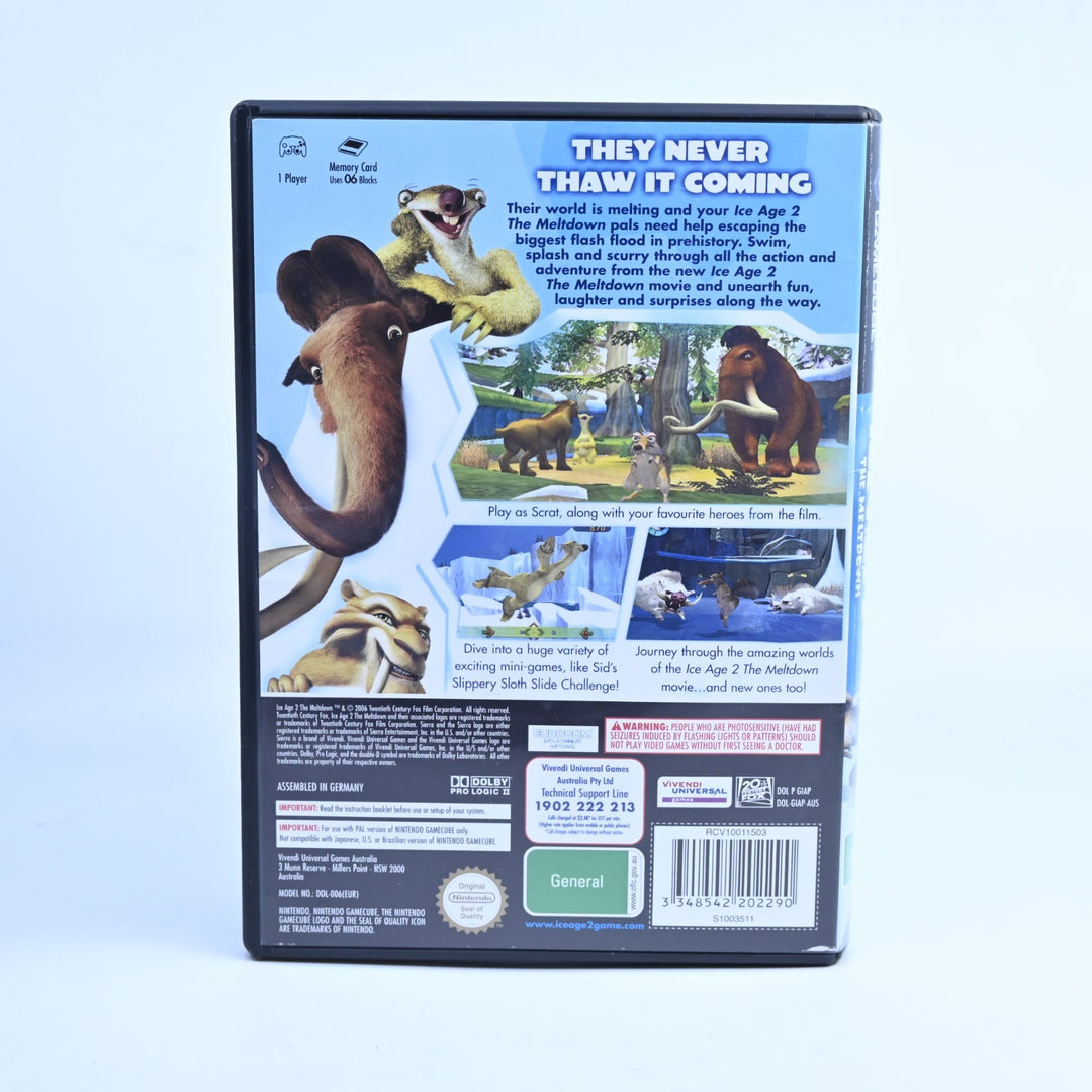 Ice Age 2: The Meltdown - Nintendo Gamecube Game + Manual - PAL - FREE POST!