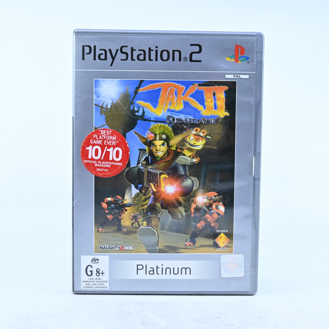 Jak II: Renegade - Sony Playstation 2 / PS2 Game - No Manual - PAL - MINT DISC!