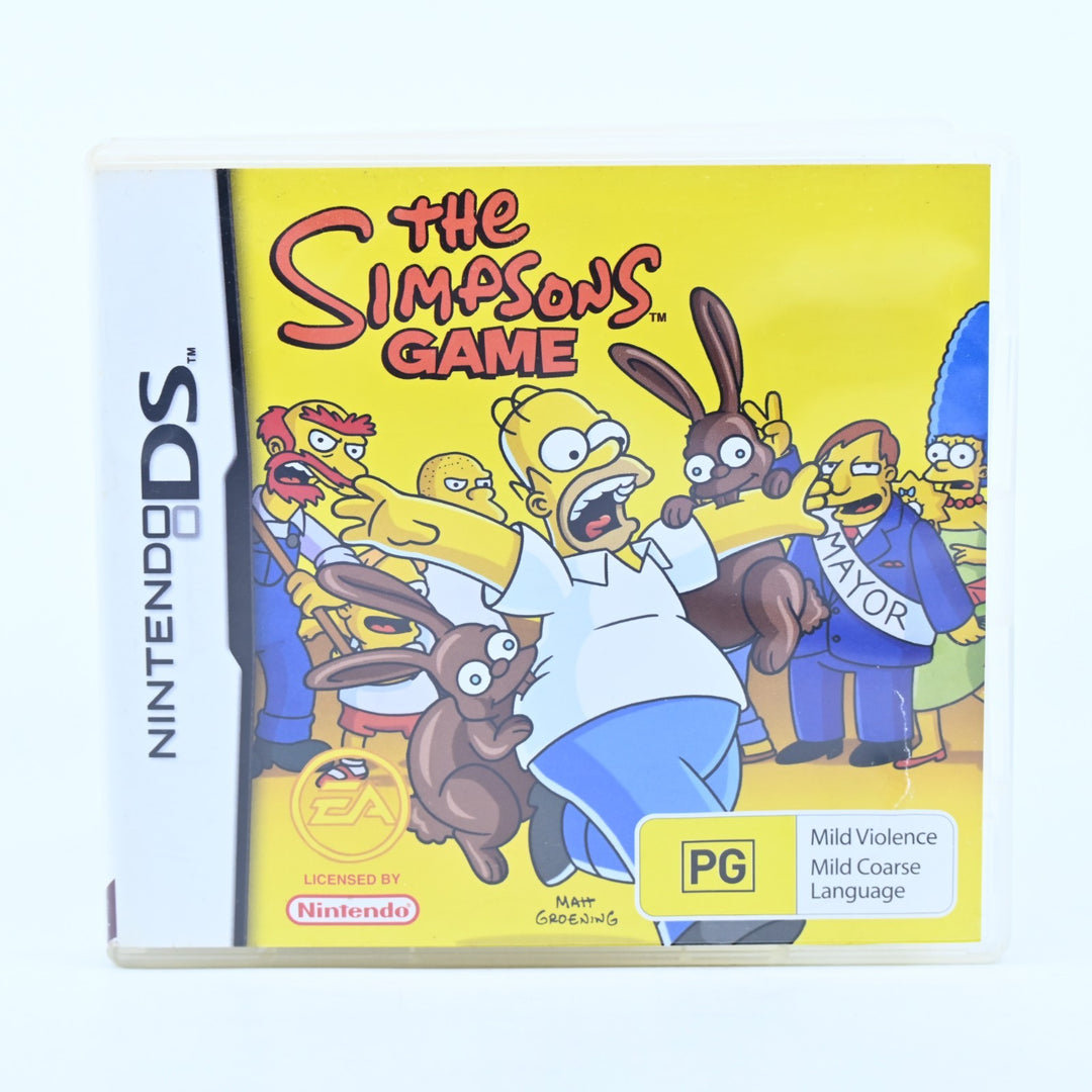 The Simpsons Game - Nintendo DS Game - PAL + Manual - FREE POST!