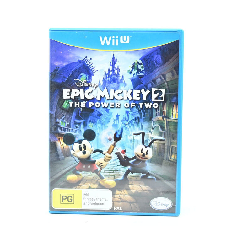 Epic Mickey 2 Power Of Two - Nintendo Wii U Game - PAL - FREE POST!