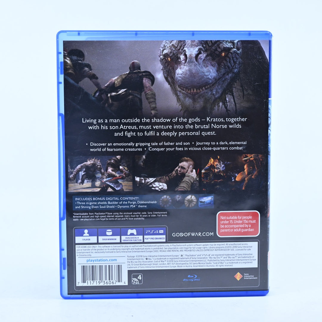 God of War (2018) Day One Edition - Sony Playstation 4 / PS4 Game - CODE UNUSED