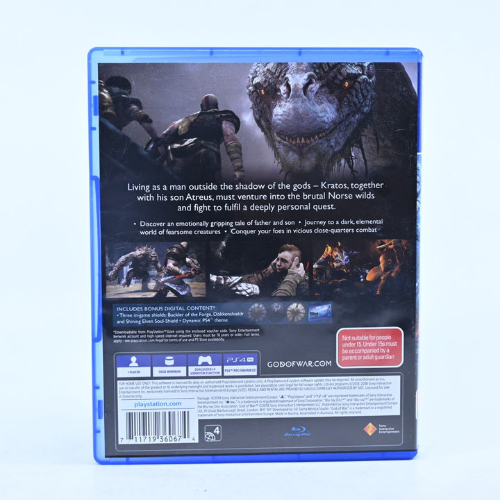 God of War (2018) Day One Edition - Sony Playstation 4 / PS4 Game - CODE UNUSED