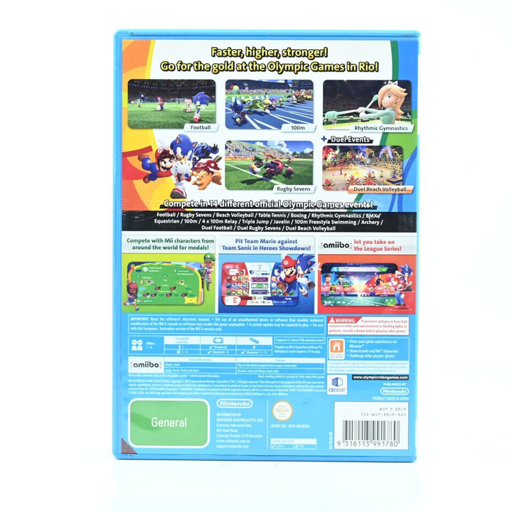 Mario & Sonic at the Rio 2016 Olympic Games - Nintendo Wii U Game - PAL