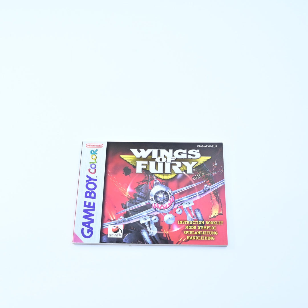 Wings of Fury - Nintendo Gameboy Color Boxed Game - PAL - FREE POST!