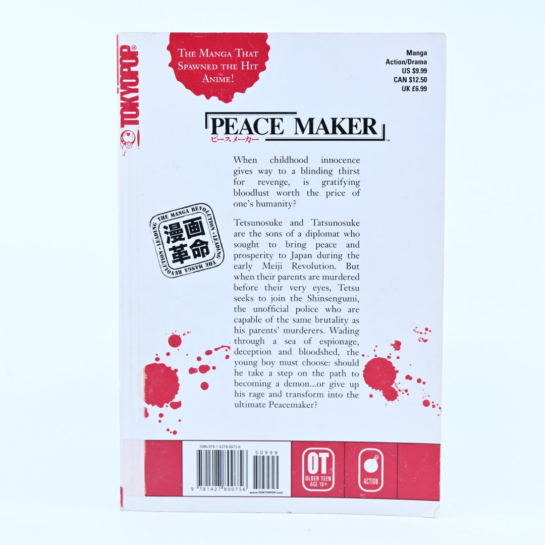 Peace Maker - Volume 1 - Nanae Chrono - TokyoPop - Manga