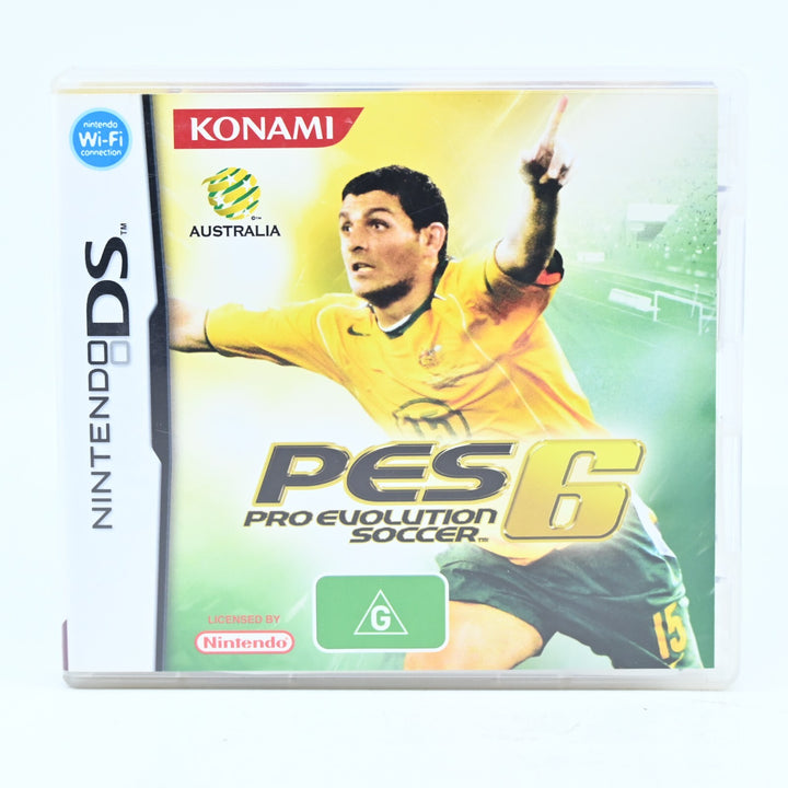 PES Pro Evolution Soccer 6 - Nintendo DS Game - PAL + Manual - FREE POST!