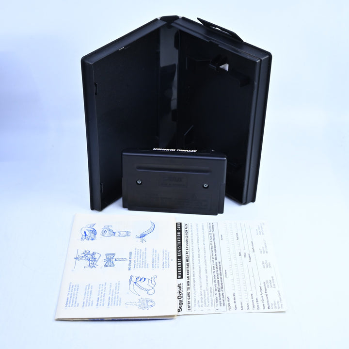 Atomic Runner - Sega Mega Drive Game + Manual - PAL - FREE POST!