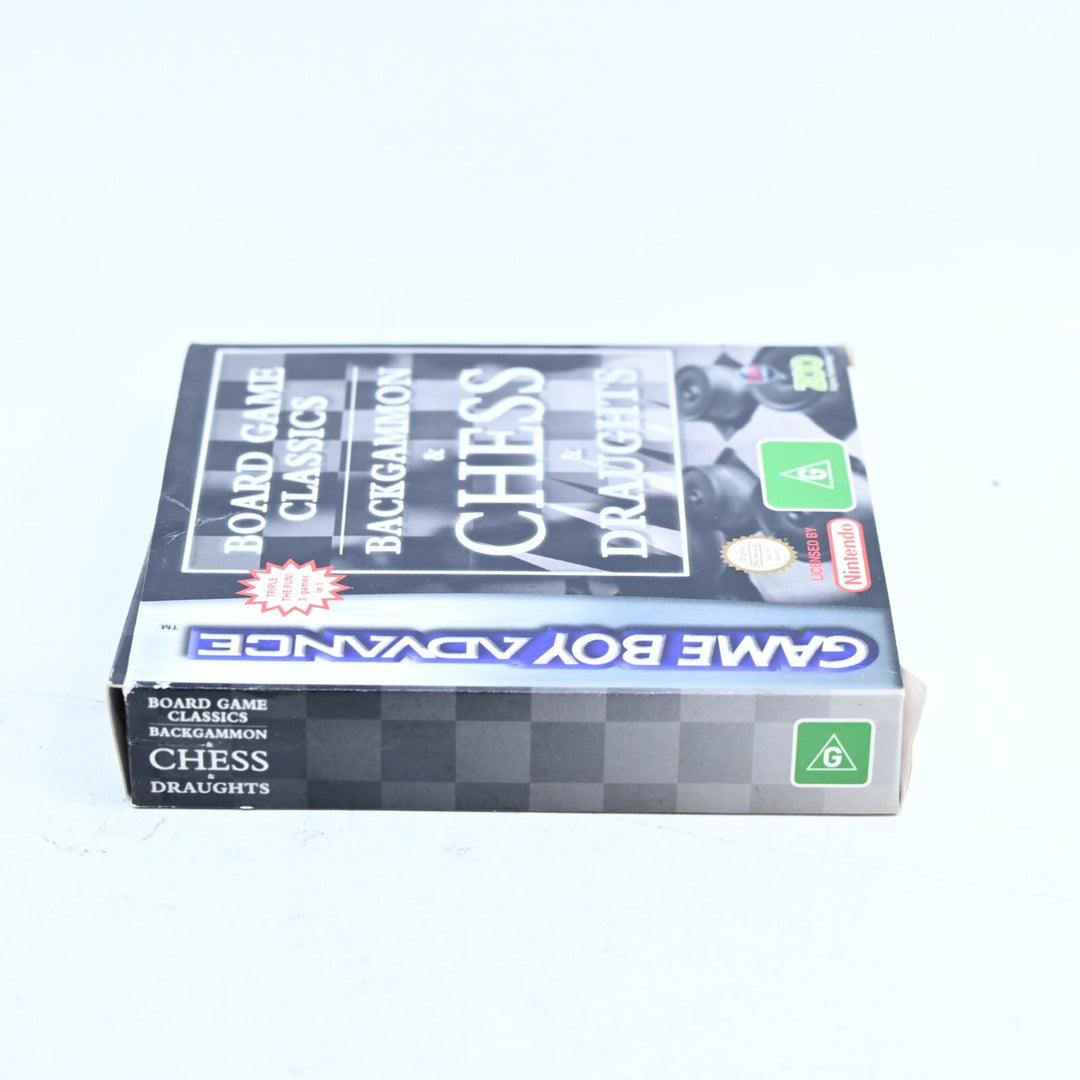 Board Game Classics: Backgammon & Chess & Draughts - GBA Boxed Game - PAL