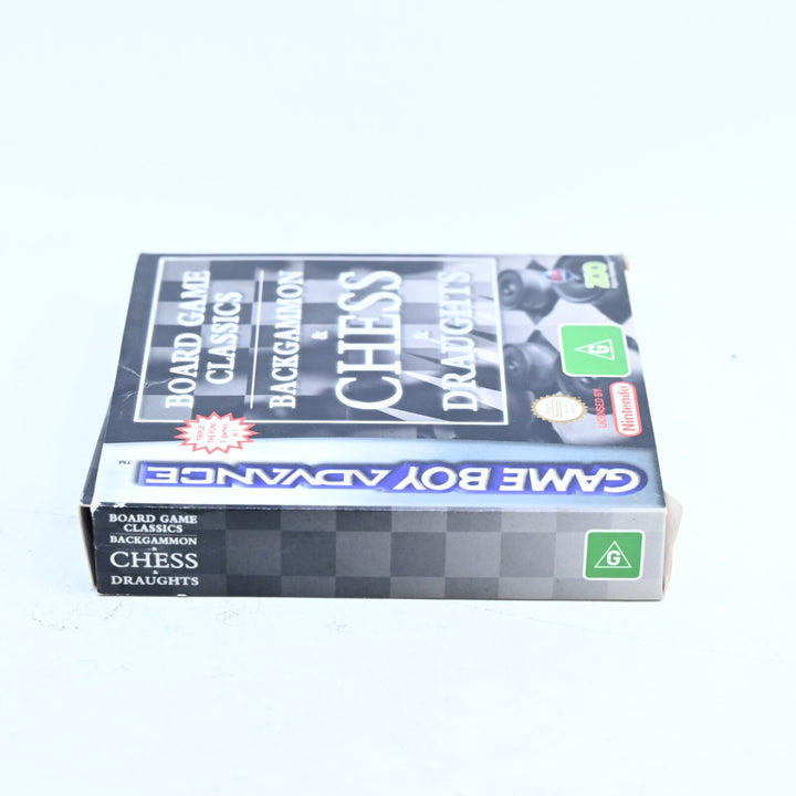 Board Game Classics: Backgammon & Chess & Draughts - GBA Boxed Game - PAL
