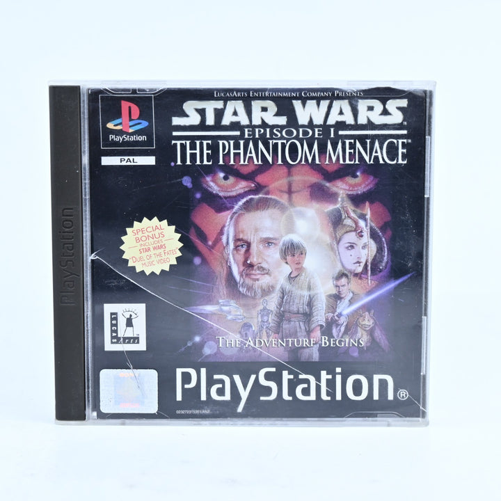 Star Wars: Episode I: The Phantom Menace - PS1 Game - No Manual - PAL