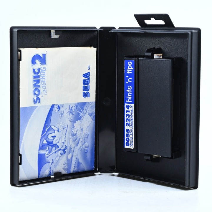 Sonic The Hedgehog 2 - Sega Master System Game + Manual - PAL - FREE POST!