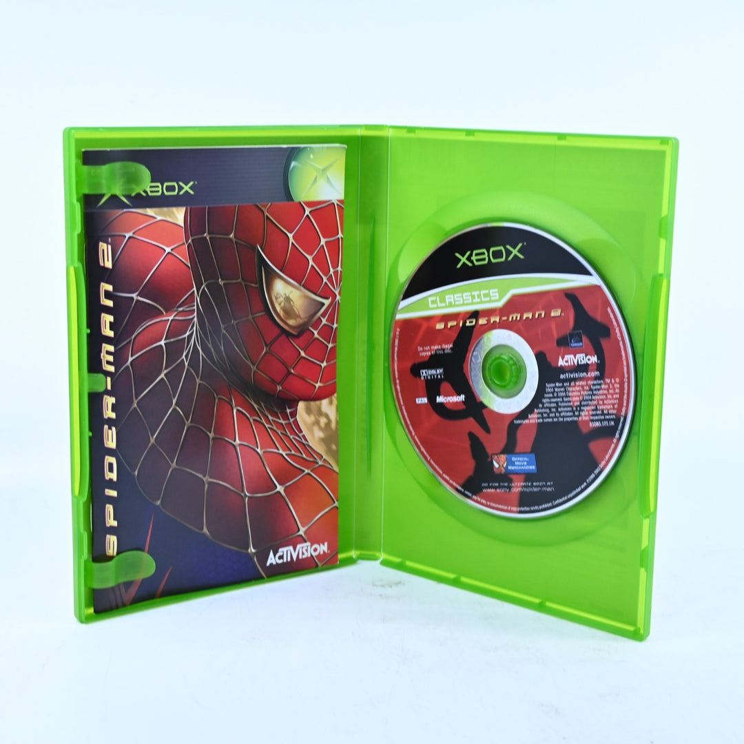 Spider-Man 2 - Original Xbox Game + Manual - PAL - MINT DISC!