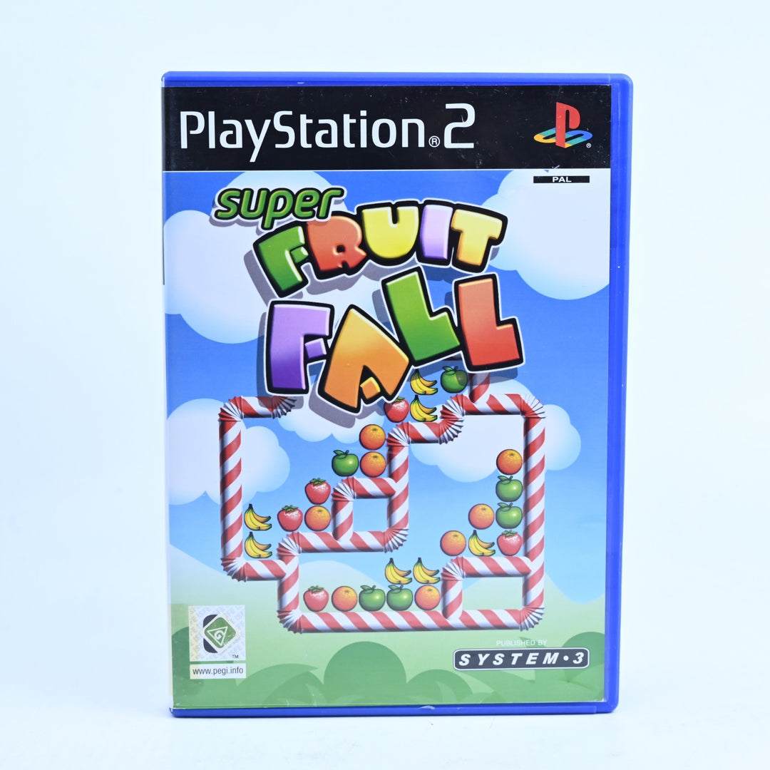 Super Fruitfall - Sony Playstation 2 / PS2 Game + Manual - PAL