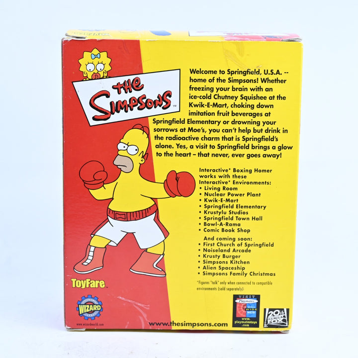 Boxing Homer - Simpsons Intelli-Tronic Voice Activation Toy - Playmates