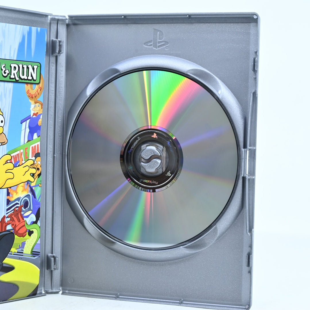 The Simpsons Hit & Run - Sony Playstation 2 / PS2 Game + Manual - PAL