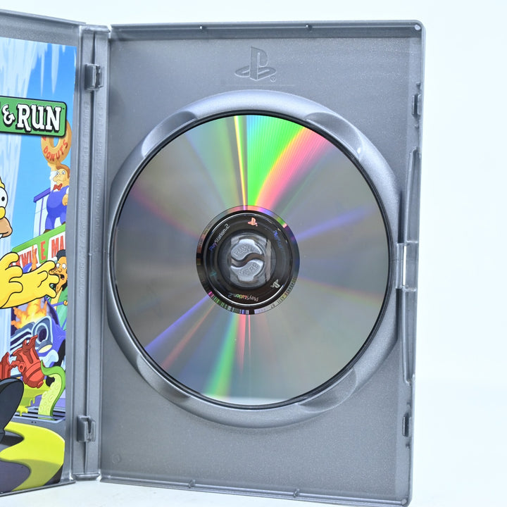 The Simpsons Hit & Run - Sony Playstation 2 / PS2 Game + Manual - PAL