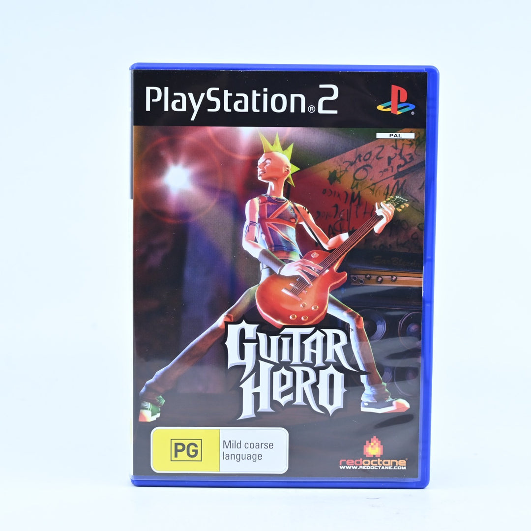 BOXED Guitar Hero Game + Guitar Controller - PS2 Game / PS2 Accessory - PAL