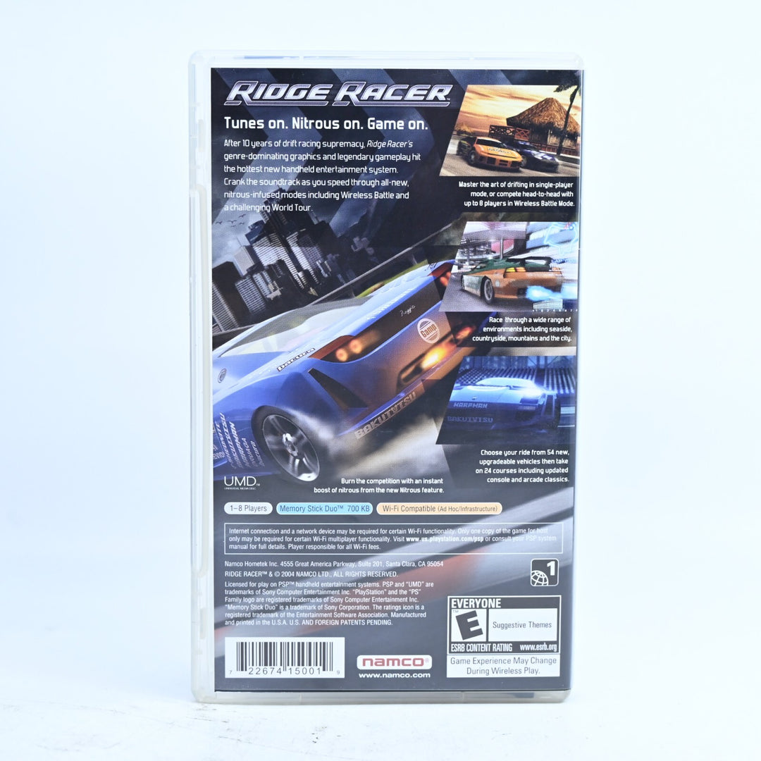 Ridge Racer - Sony PSP Game + Manual - Region Free - FREE POST!