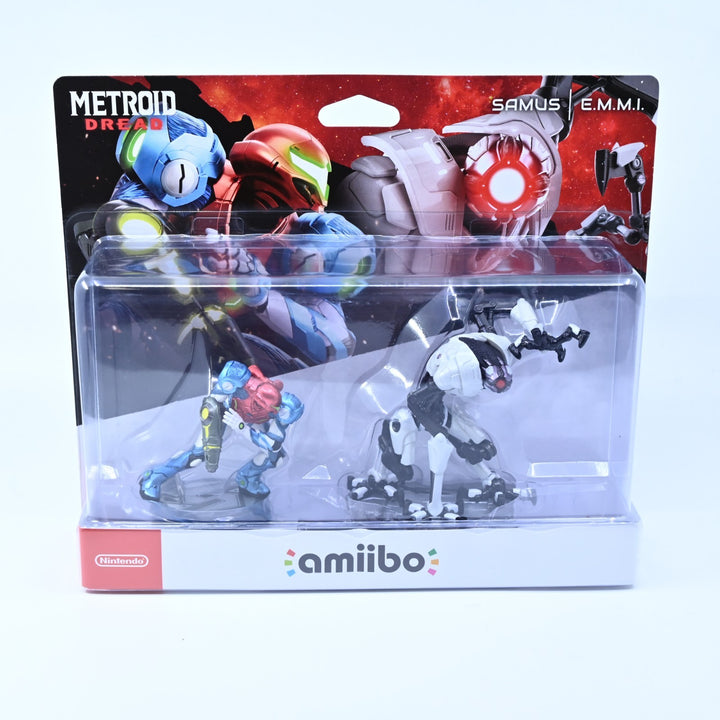 SEALED! Samus & E.M.M.I. Amiibos - Metroid Dread - Nintendo