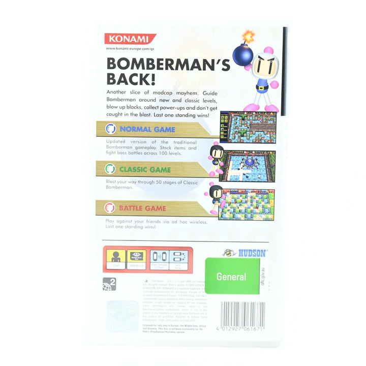 Bomberman - Sony PSP Game + Manual - FREE POST!